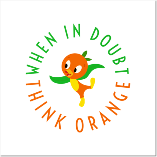 Orange bird Posters and Art